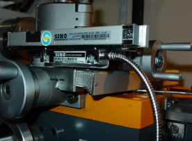  Пример установки оптической линейки на 2 оси токарного станка
